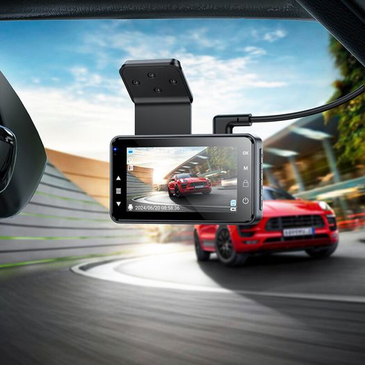 Car Dash Camera Hoco DV9, HD 30fps 120o, 3.0" LCD