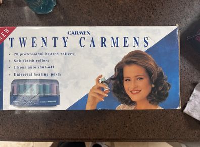 Carmen heated vintage rollers NEW