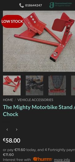 Motorbike stand