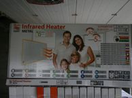 main image for ad SWRE 700 watt Infra Red Panel with Built In Thermostat