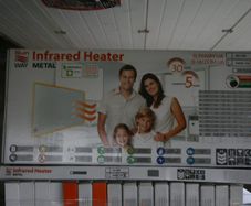 SWRE 700 watt Infra Red Panel with Built In Thermostat