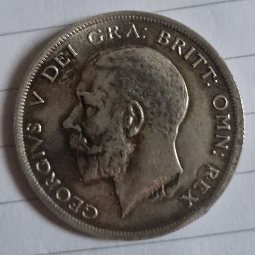 1916 George V Half Crown silver