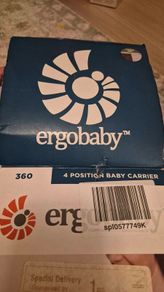 Ergobaby 360 carrier & insert