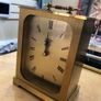 Rovada Antique Brass Clock Made In Germany PWO Image 3