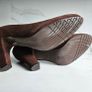 Ladies suede leather Roberto Gonzalez Spanish heeled shoes UK5 and UK6 Image 3
