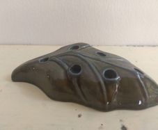 Beautiful Vintage Irish Wade Leaf Shaped Taper Candle Holder