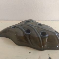 Beautiful Vintage Irish Wade Leaf Shaped Taper Candle Holder