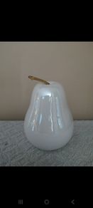 Glass pear ornament