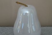 Glass pear ornament
