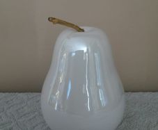 Glass pear ornament