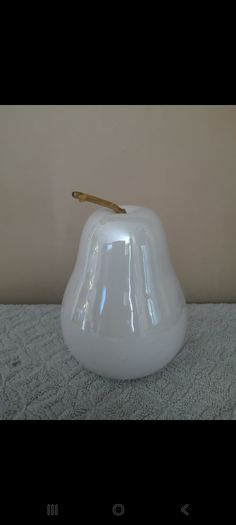 Glass pear ornament