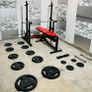 106kg Barbell Set Dumbbells Adjustable Rack Bench Image 10