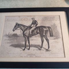 Old Framed Print Of The Late Fred Archer On Minting By John Beer.