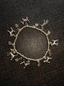 Silver Charm bracelet Dogs