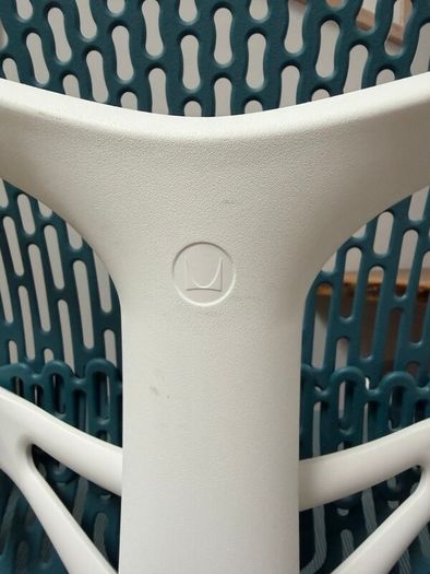 Herman Miller Mirra 2, Fully Loaded, Turquoise/White, Genuine