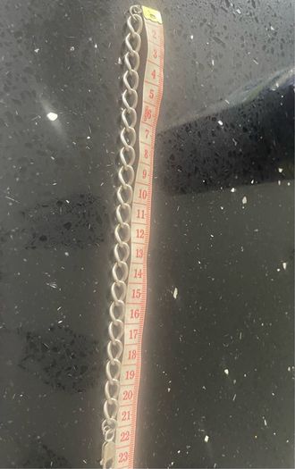 Men's Sterling Silver 925 Link Bracelet 23 cm