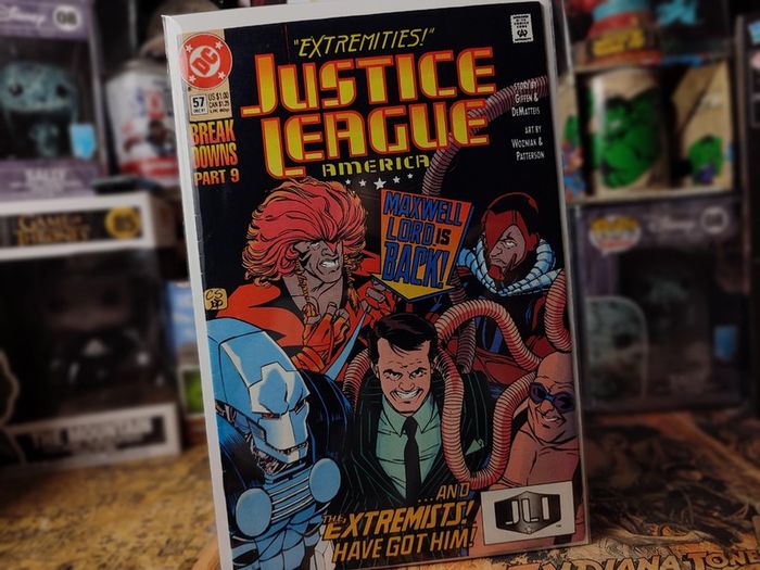 Justice League America ! Issue #57 ! LOBO Appearance ! Copper Age Comic from 1991 ! by DC Comics !