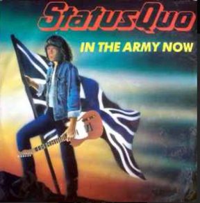 Status Quo limited edition 12 inch single in the army now original 1986 release vinyl record in vg+ condition