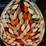 Egg-shaped mosaic lamp Image 3