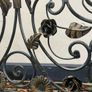 Beautiful Vintage Cast Iron Fireplace Screen. Image 3