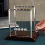Newton's Cradle Balance Pendulum, Physics Learning Desk Toy, Swinging Kinetic Balls for Home, Office Decoration, Stress Relief, Fun Science Fidget Accessories (18 x 18 x 15 cm) Image 3