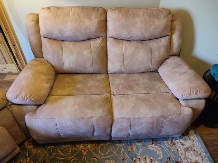 Sofa and armchair
