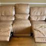 Leather Reclining Sofa & Armchair Image 3