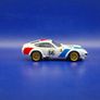 Hot Wheels Ferrari 365 GTB4 C with custom wheels. Image 3