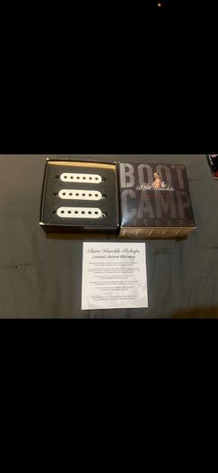 Bare Knuckle Boot Camp Old Guard Single Coil fender Stratocaster pickups Set neck middle bridge White electric guitar parts accessories