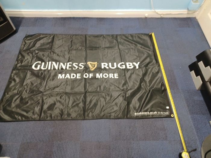 Guinness rugby flag