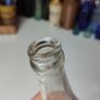175 - Vintage John Daly Mineral Water Embossed Letters Clear Glass Decorative Collectible Bottle Image 8