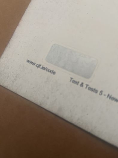 Text and Tests 5