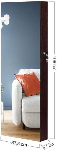 Hanging Jewellery Cabinet - Free Delivery Nationwide