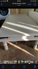 Coffee table solid mahogany