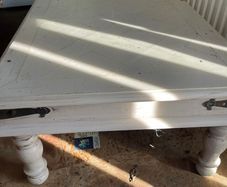 Coffee table solid mahogany