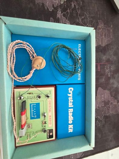 crystal radio set from 1960's