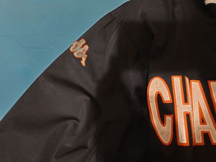 kappa black orange large medium jacket