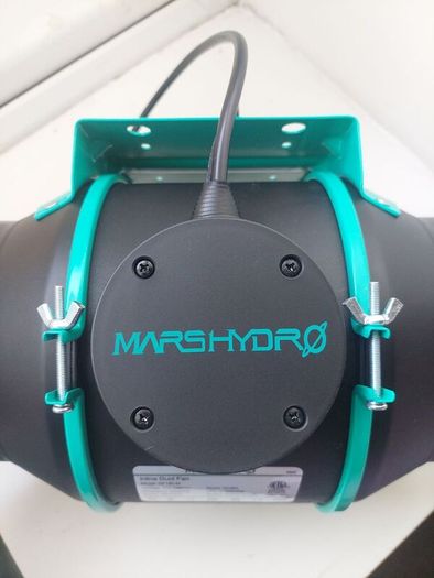 Mars Hydro 150mm Inline Fan And Carbon Filter Combo With Speed Controller