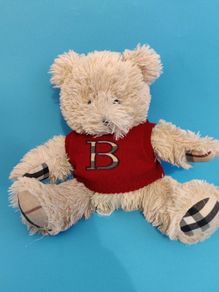 Burberry perfume stuffed teddy bear named The Arnold Bear.