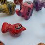 Kenyan carved and painted soapstone animals Image 3