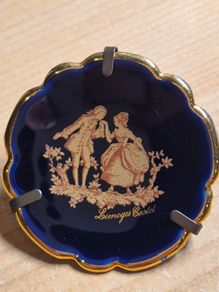 Vintage Limoges Castel Porcelain Trinket Dish