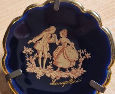 Vintage Limoges Castel Porcelain Trinket Dish