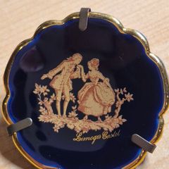 Vintage Limoges Castel Porcelain Trinket Dish