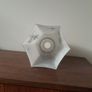 Art Deco Frosted Ceiling Pendant Glass Shade Image 4