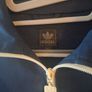 Vintage Adidas Originals Navy Blue Trefoil 3-Stripe Track Top Jacket L Image 2