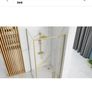 900mm Corner Shower Enclosure - Brushed Gold Image 2