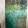 Large abstract green painting Image 3