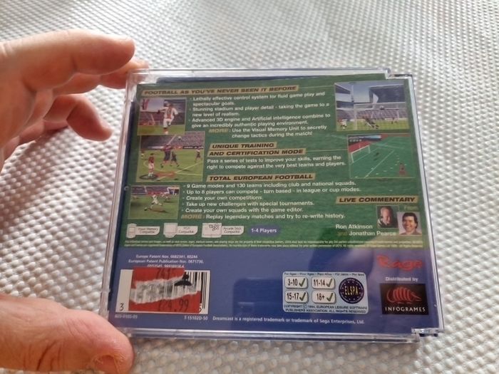 UEFA Striker Sega Dreamcast Arcade Retro Games Original