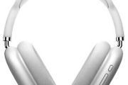 Karler KR- H2 ANC Bass Bluetooth Silver Headphones With Mic Noise Cancelling (New)