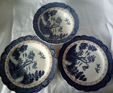 Booths "Real Old Willow" Plates and Bowl